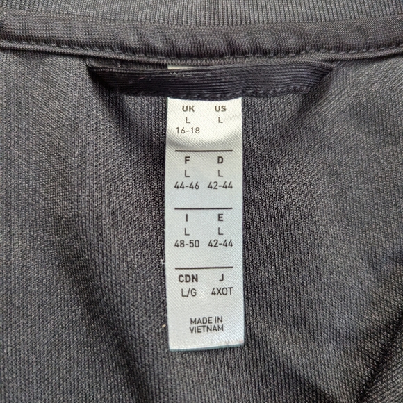 Adidas Climalite Classic 3 Stripe Full Zip Black Lightweight Running Jacket L - Picture 3 of 4